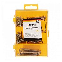 Саморезы универсальные желтые для ДСП Kranz 76шт картинка